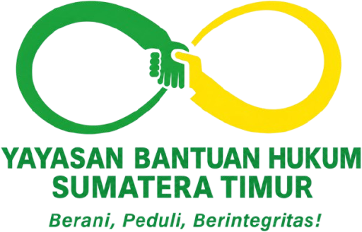 Logo YLBH Sumatera Timur — Berani, Peduli, Berintegritas